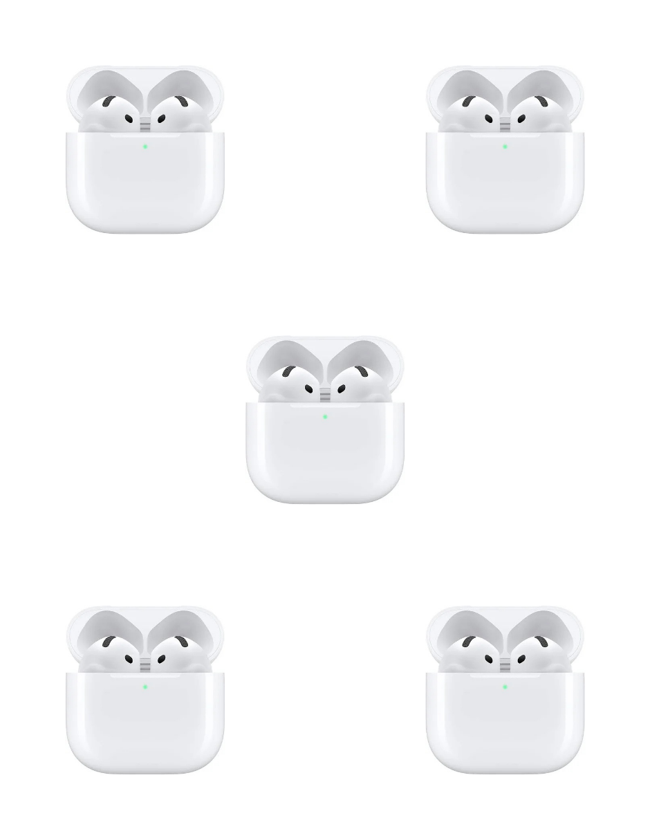 5-piece Airpords 4th Generation package