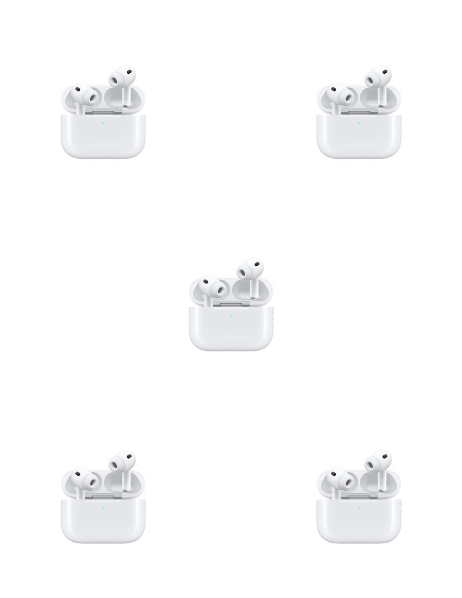 5-piece Airpords Pro 2 Generation package